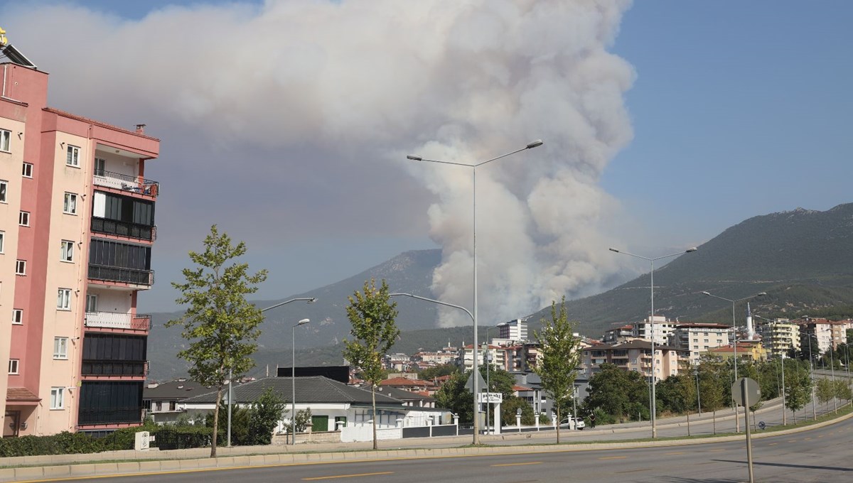 Denizli'deki orman yangınına bir gözaltı