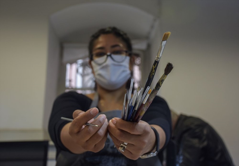 Meksikalı sanatçı Sofia Chavez'in Dolmabahçe Sarayı'na uzanan sanat yolculuğu - 7