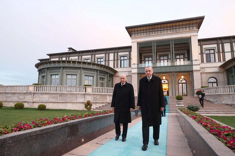 Cumhurbaşkanı Recep Tayyip Erdoğan ve  MHP lideri Devlet Bahçeli iftarda buluştu - 4