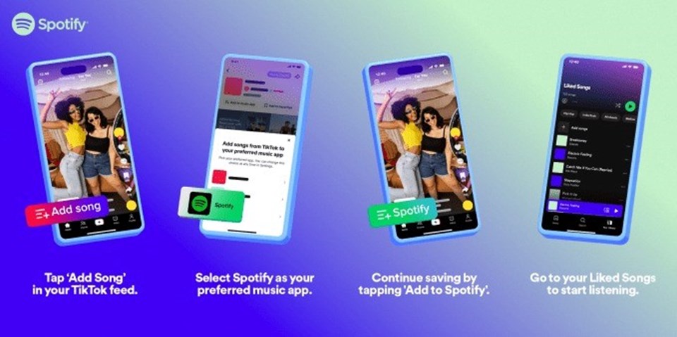 TikTok'tan Spotify ve Apple Music ile anlaşma: "Müzik uygulamasına ekle" özelliği - 1