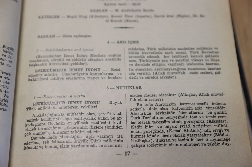 Atatürk'ün vefatının ardından ilk anma TBMM'de yapıldı 6 Kujfmxldbu