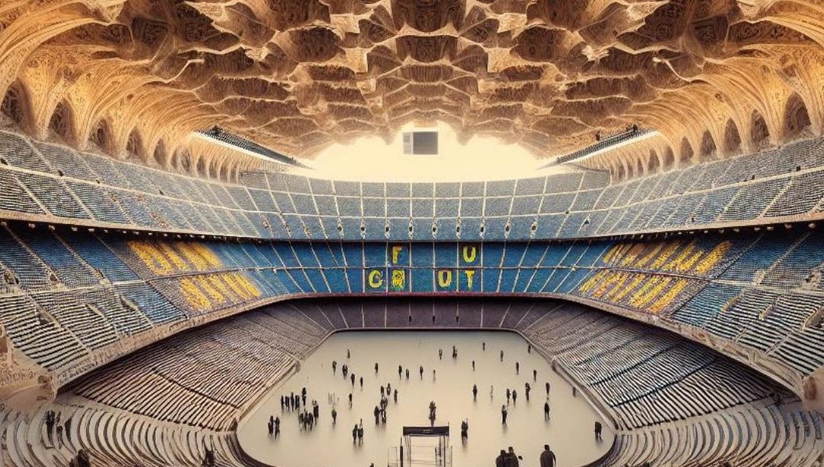 Yapay zeka Camp Nou stadını yeniden tasarladı