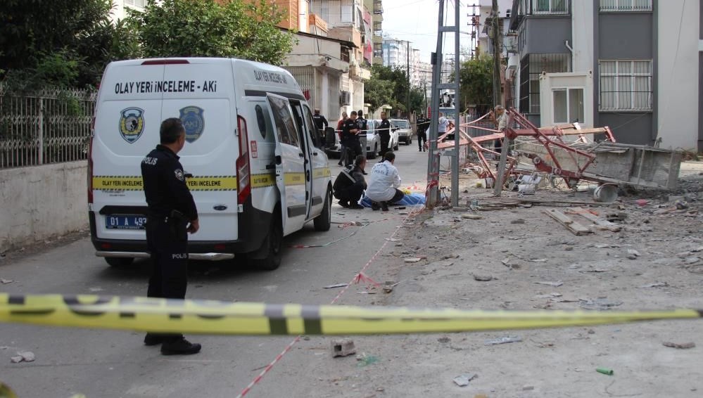 Adana'da inşaatta feci ölüm