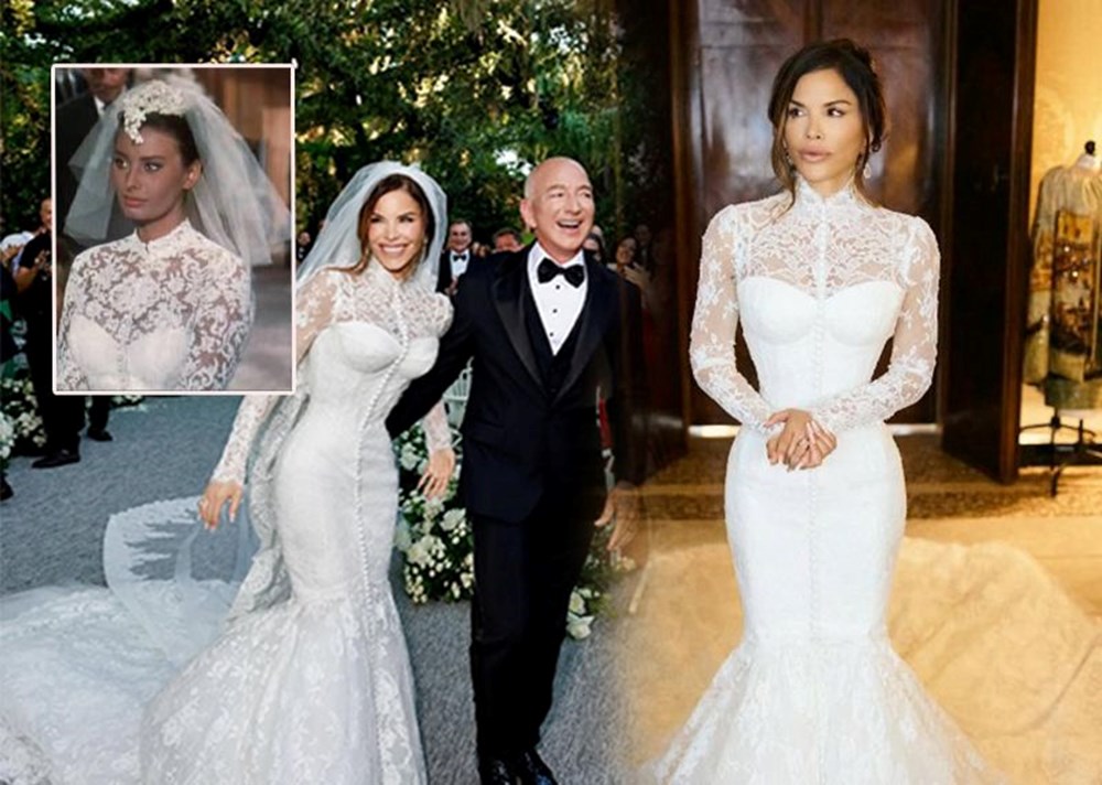 Lauren Sanchez'in gelinliğinin yapımı 900 saat sürdü! "Sadece bir elbise değil" - 1