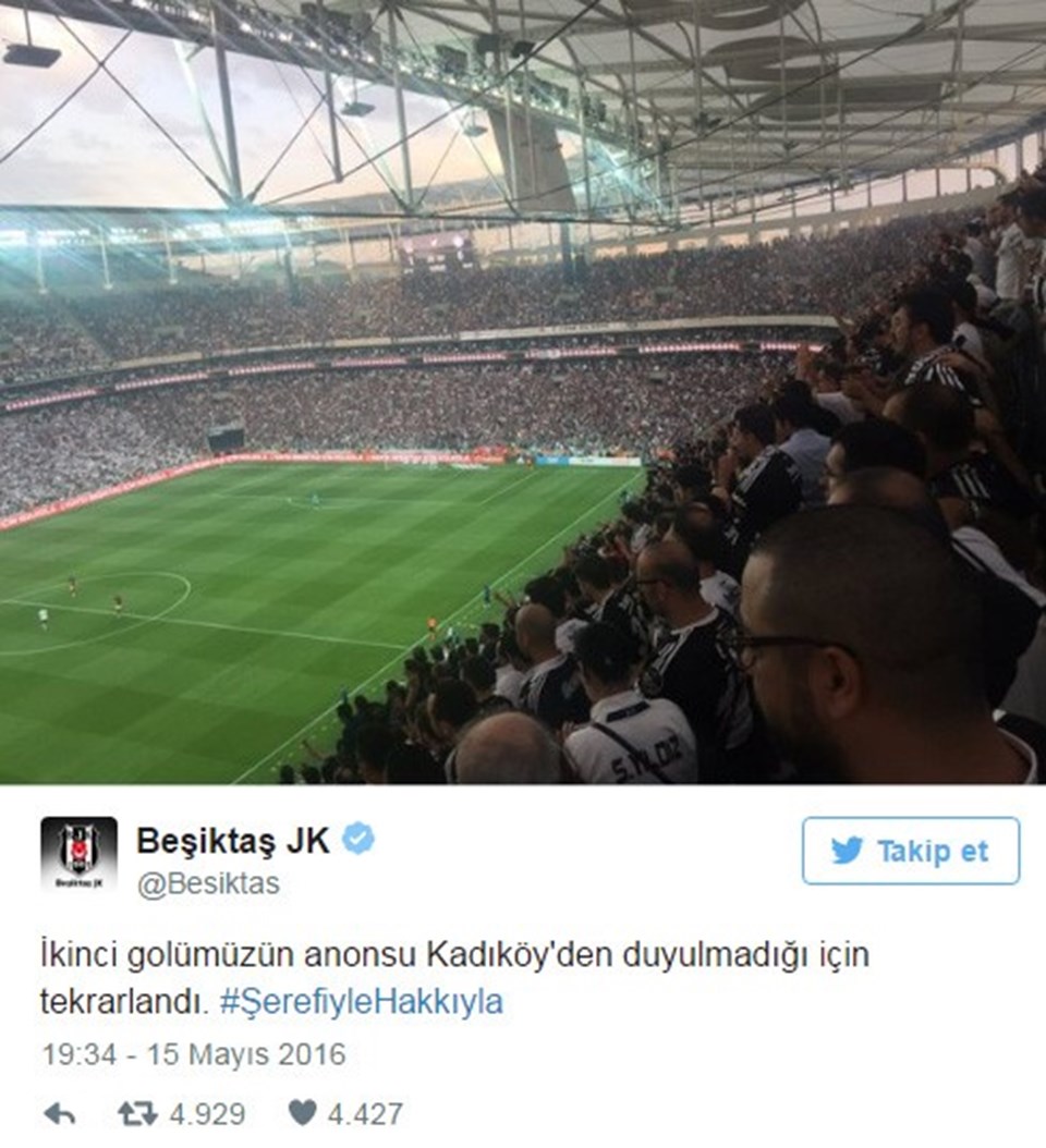 Beşiktaş'tan Fenerbahçe'ye gönderme! - 1