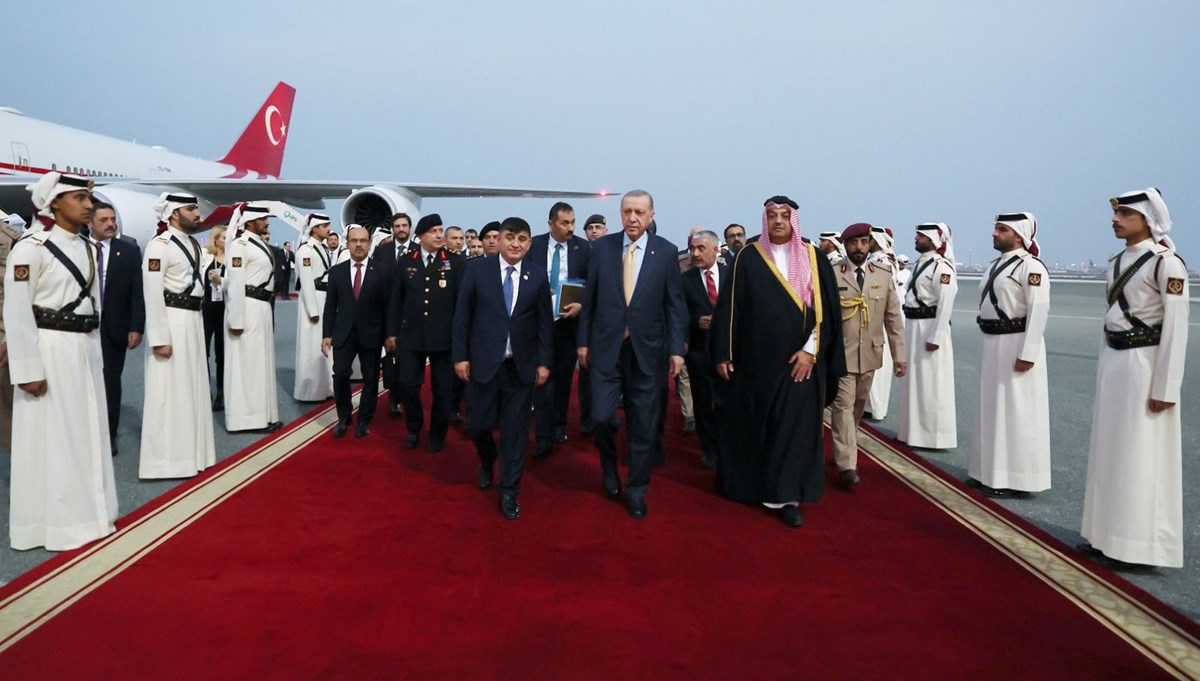 Cumhurbaşkanı Erdoğan, Katar'da