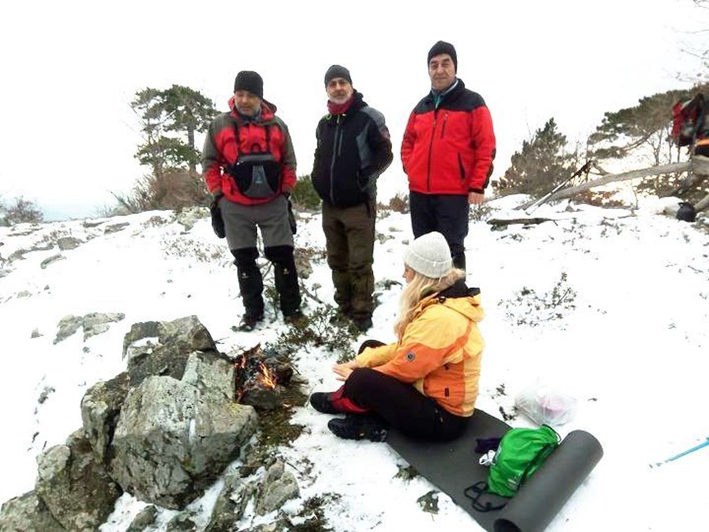 Mount Ida turned white: Nature lovers went for a walk - 4