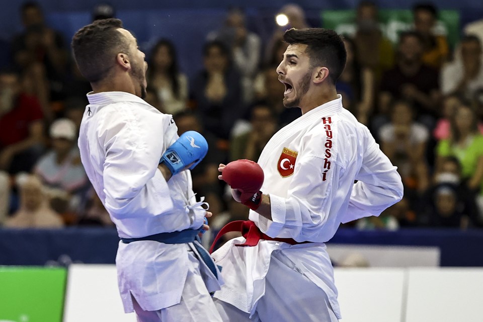 SON DAKİKA: Akdeniz Oyunları'nda milli karateci Eray Şamdan'dan altın madalya - 1