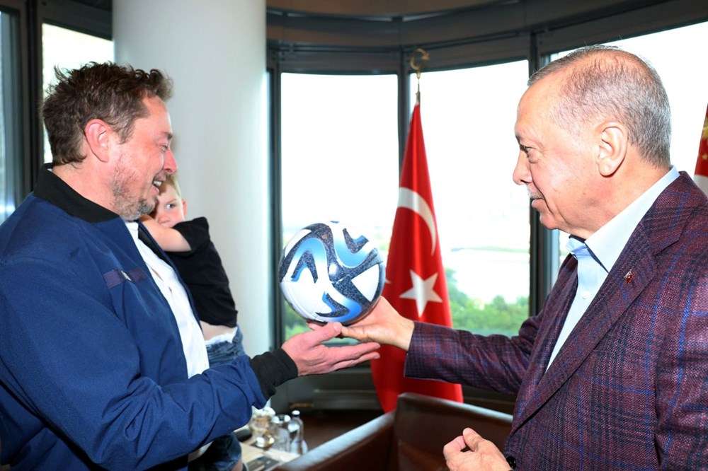 Cumhurbaşkanı Erdoğan, Türkevi'nde Elon Musk ile görüştü - 3