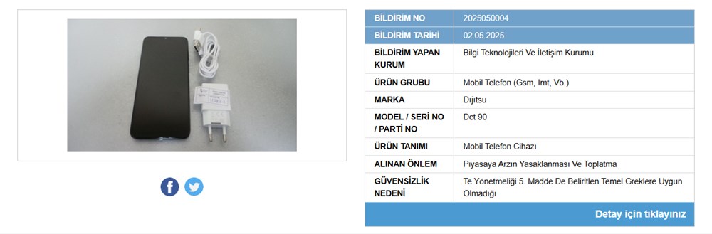 Dört cep telefonu için piyasadan toplatma kararı: Listede akıllı telefonlar da var! - 5