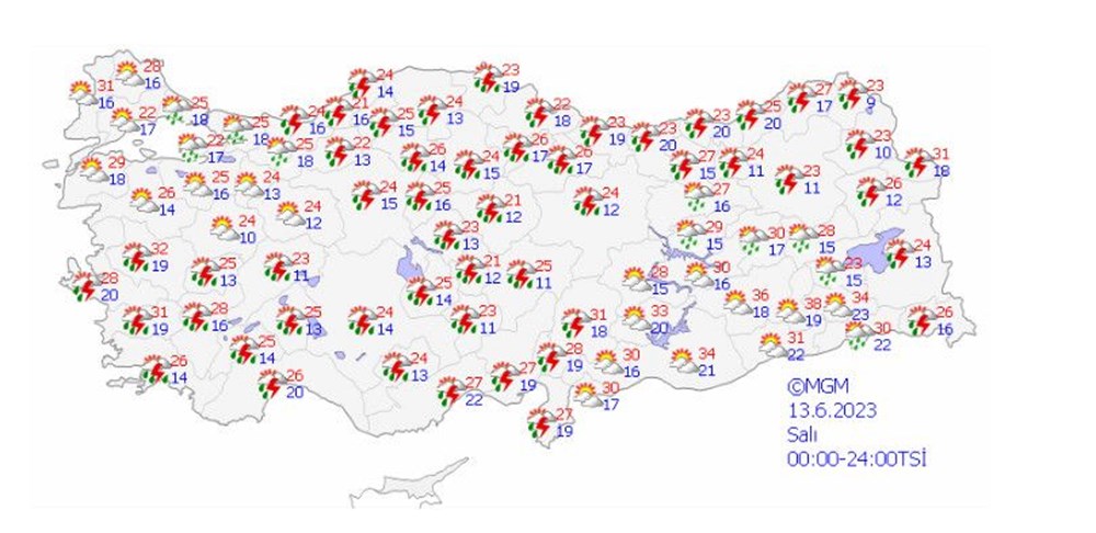 Meteoroloji 26 il için uyardı (Bugün hava nasıl olacak?) - 14