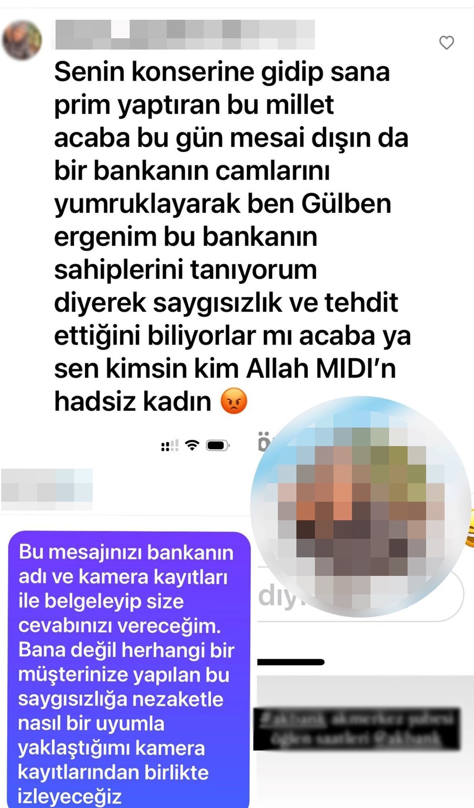 Bankada olay çıkarttığı iddia edilen Gülben Ergen: Kamera kayıtlarıyla belgeleyeceğim - 1