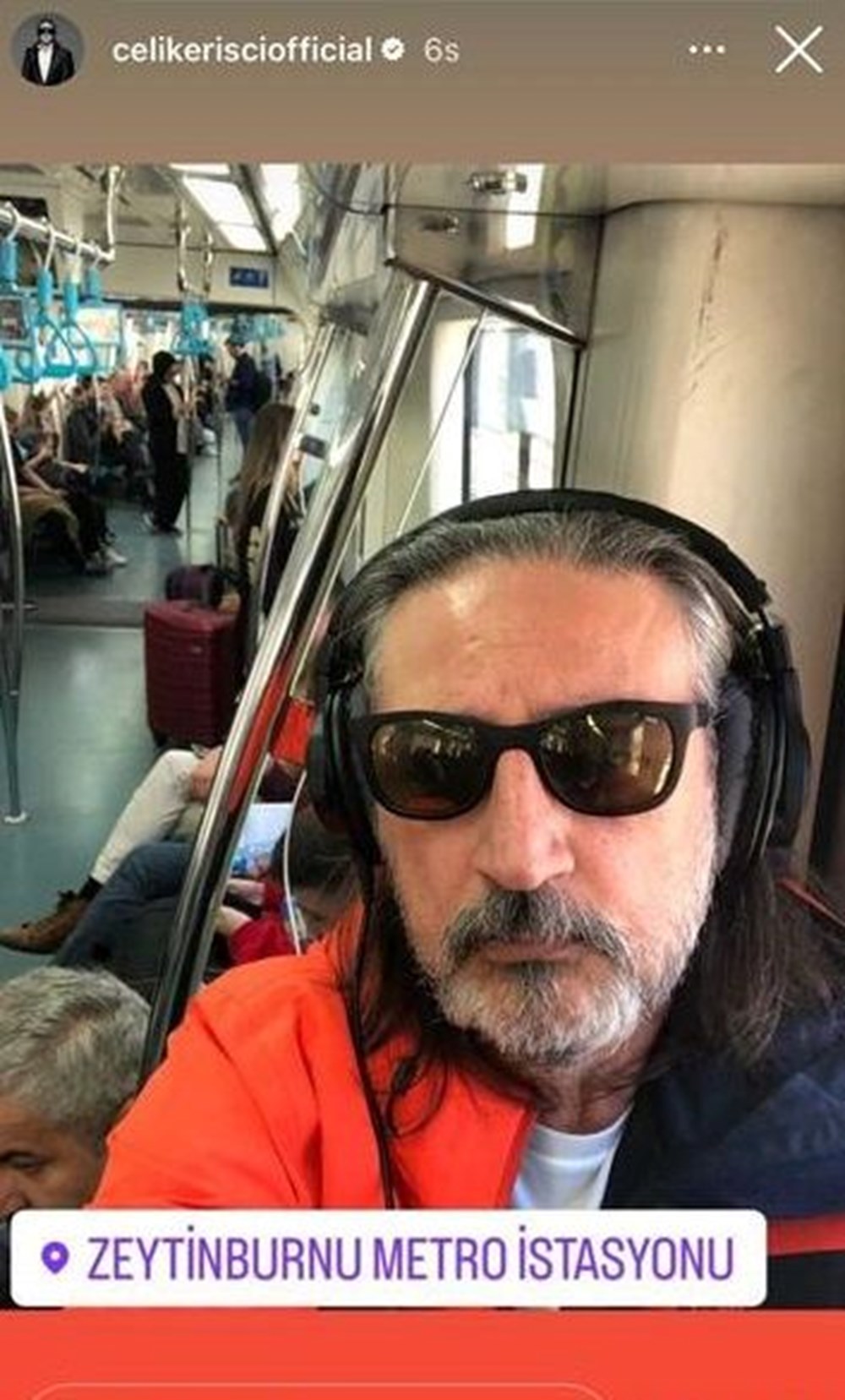 Şarkıcı Edis kar nedeniyle metroya bindi (Toplu taşıma kullanan ünlüler) - 14