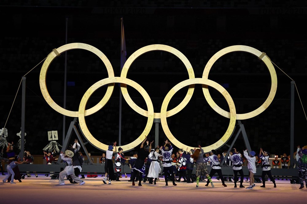 2020 Tokyo Olimpiyatları görkemli açılış töreniyle başladı - 47
