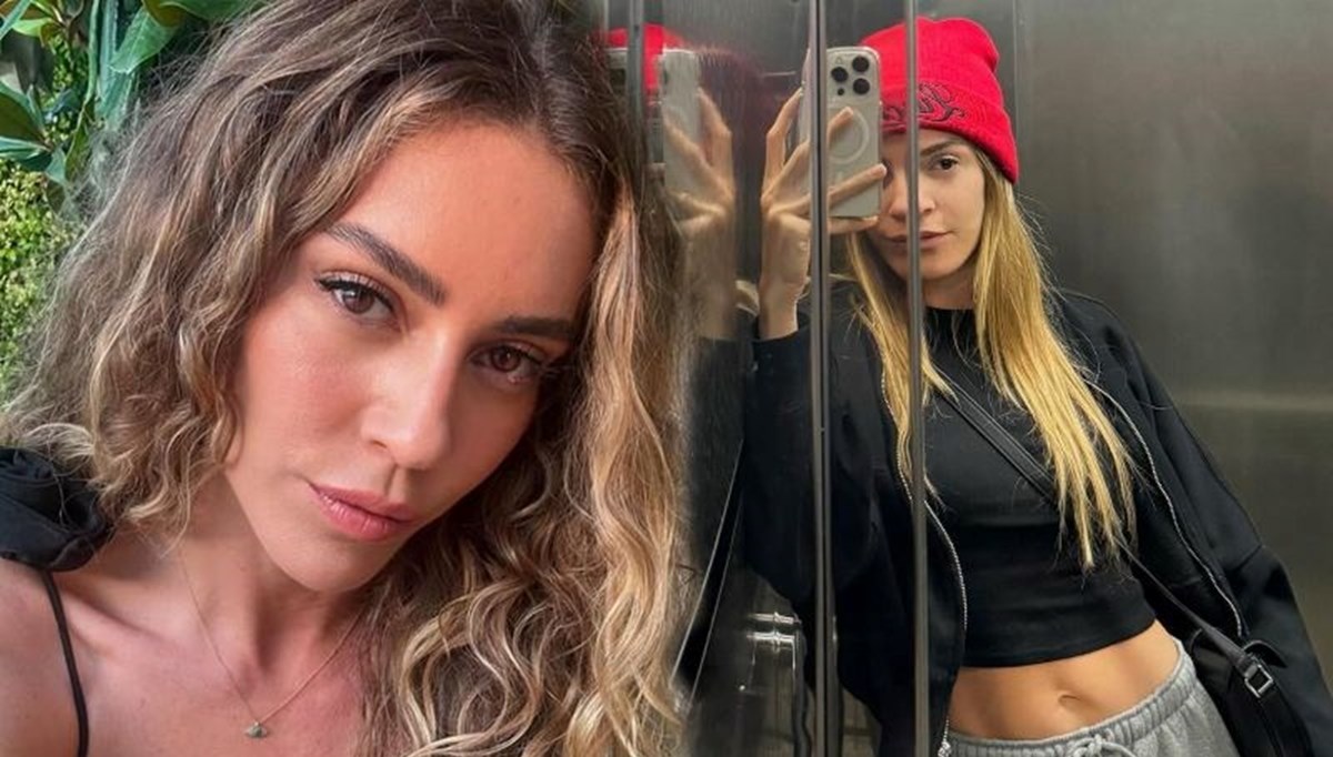 Sinem Kobal'dan spor sonrası poz