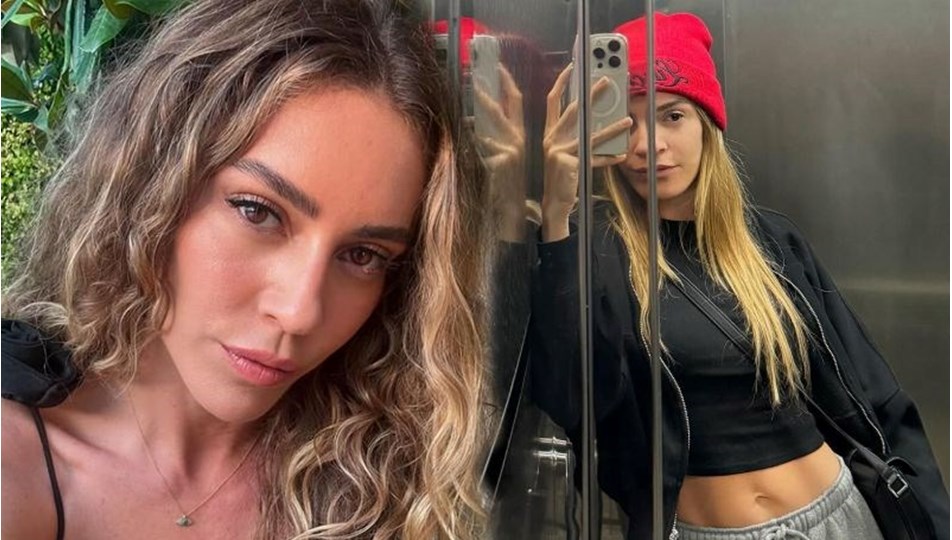 Sinem Kobal'dan spor sonrası poz