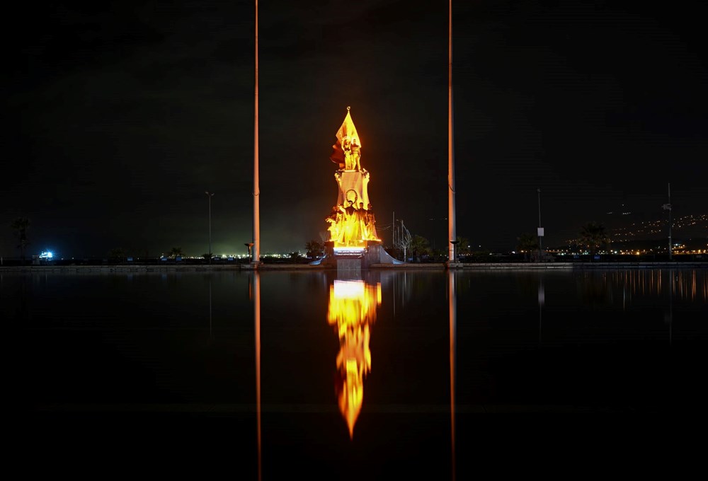 İskenderun'da deniz seviyesi yükseldi, caddeler su altına kaldı - 10