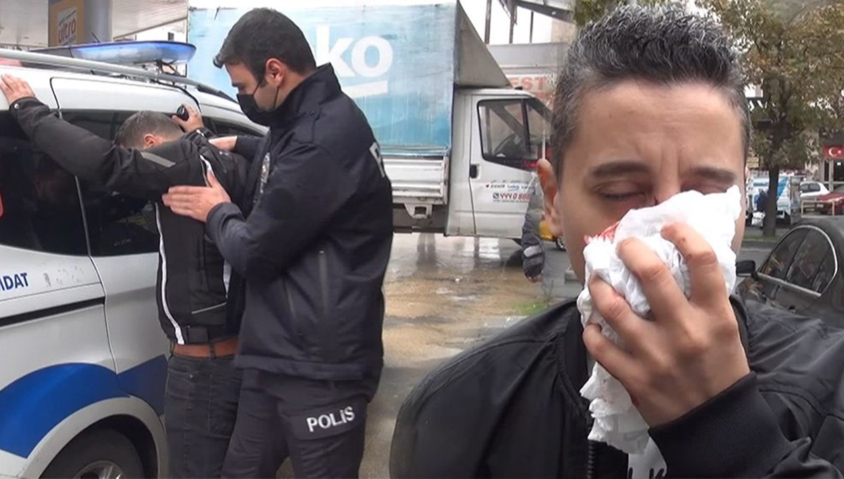 Kadın sürücüyü döven motorlu magandadan savunma: Erkek sandım