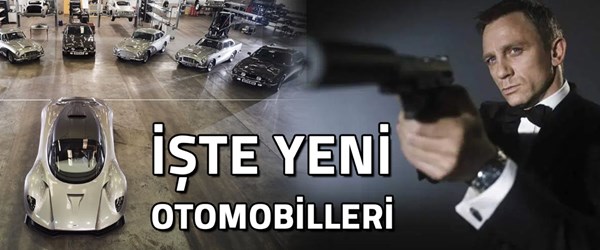 İşte son James Bond filminde yer alacak Aston Martin modelleri