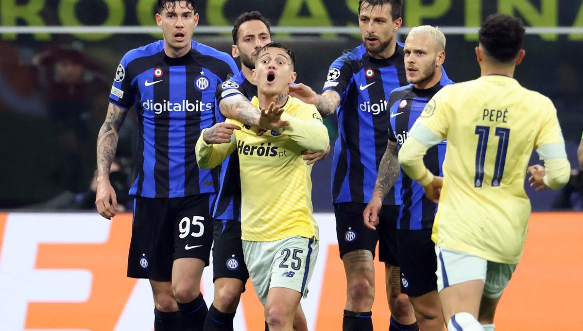 Hakan Çalhanoğlu'lu Inter Porto'yu tek golle geçti (Şampiyonlar Ligi'nde gecenin sonuçları 23 Şubat 2023)