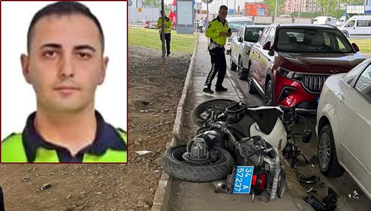 Ümraniye'de kaza yapan motosikletli trafik polisi şehit oldu