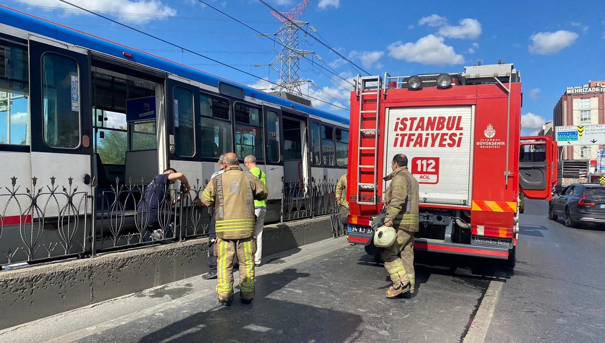 İstanbul’da tramvayda duman paniği