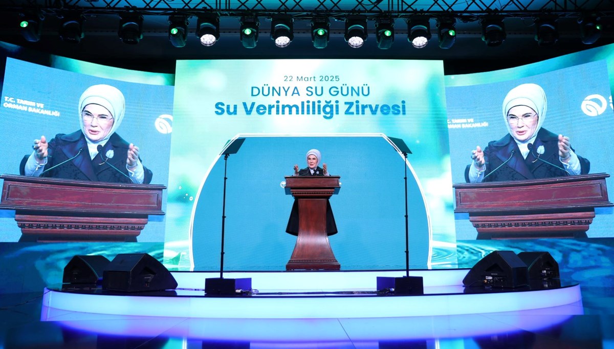 İstanbul'da su verimliliği zirvesi: Emine Erdoğan'dan su seferberliği çağrısı