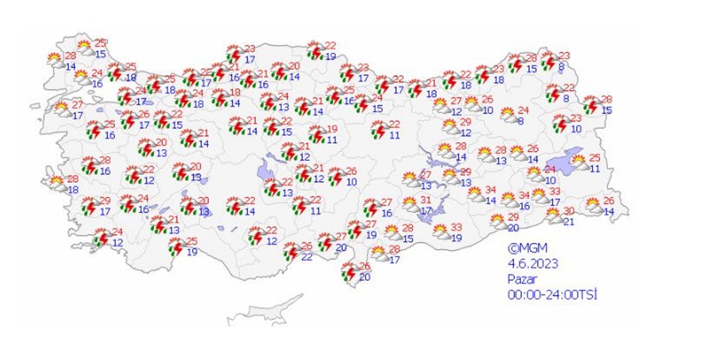 30 il sağanak uyarısı (Meteorolojiden 5 günlük rapor) - 14