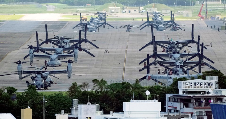 Japonya, geçen yıl düşen Osprey tipi uçakları yeniden havalandırdı - 1