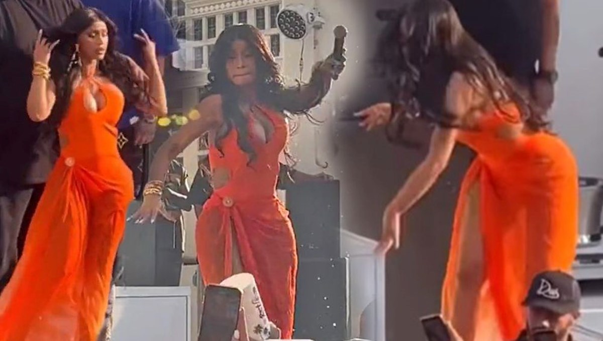 Cardi B'yi sinirlendiren olay: Hayranına mikrofon fırlattı Cardi B'yi sinirlendiren olay: Hayranına mikrofon fırlattı