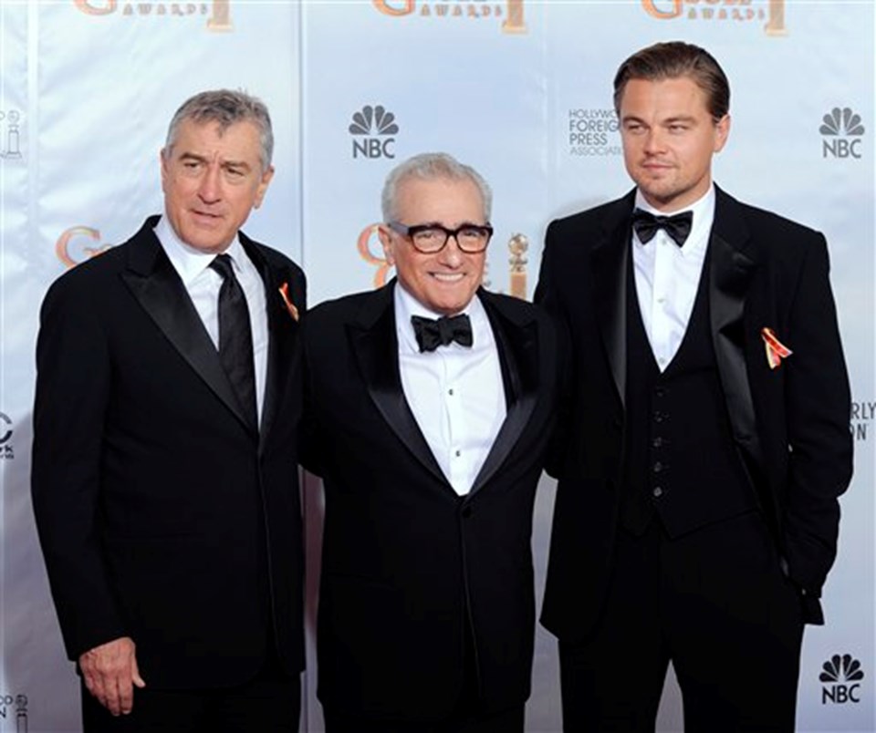 Robert De Niro, Martin Scorsese, Leonardo DiCaprio 