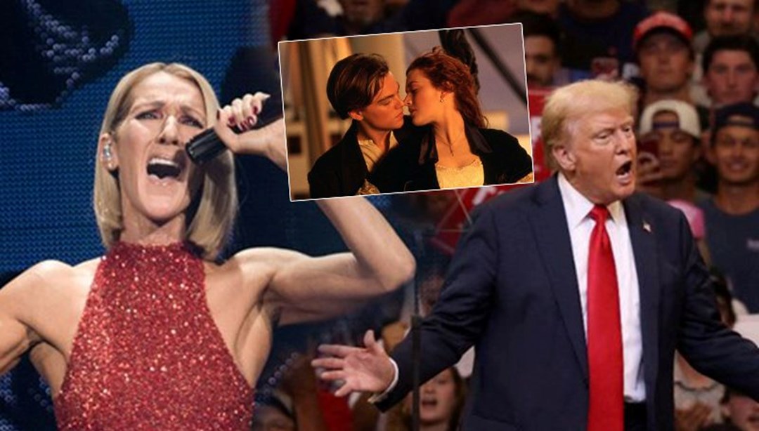 Donald Trump, Celine Dion'un "Titanik" için seslendirdiği şarkıyı kullandı: İznim alınmadı!