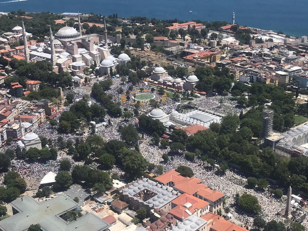 Ayasofya-i Kebir Camii Şerifi ibadete açıldı (Ayasofya'da 86 yıl sonra ilk namaz) - 13