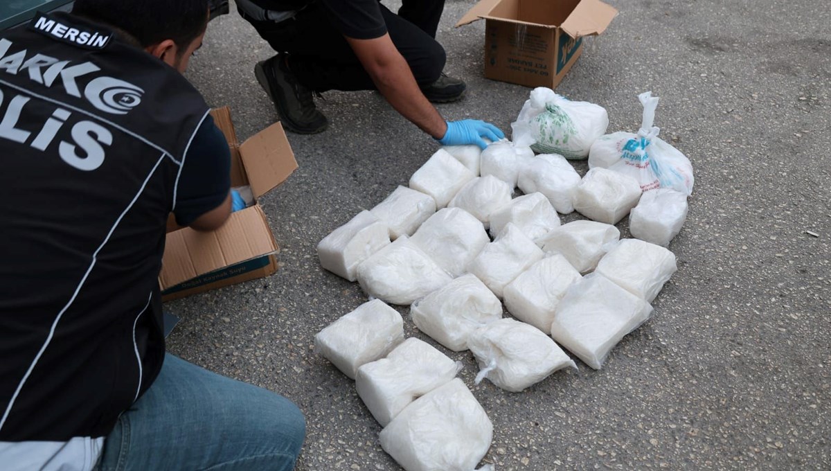 Mersin'de uyuşturucu operasyonu