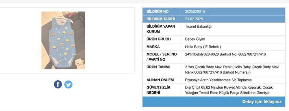 Ebeveynler dikkat. Piyasadan toplatılıyor, ciddi risk var! Bakanlık ürünü fotoğrafıyla paylaştı - 4