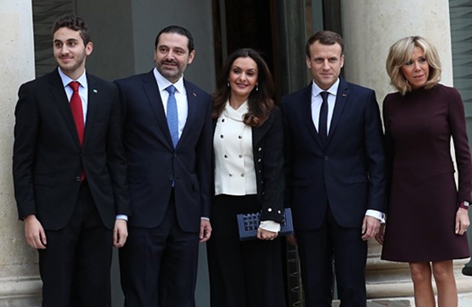 Macron, Paris'te Hariri ile görüştü - 1