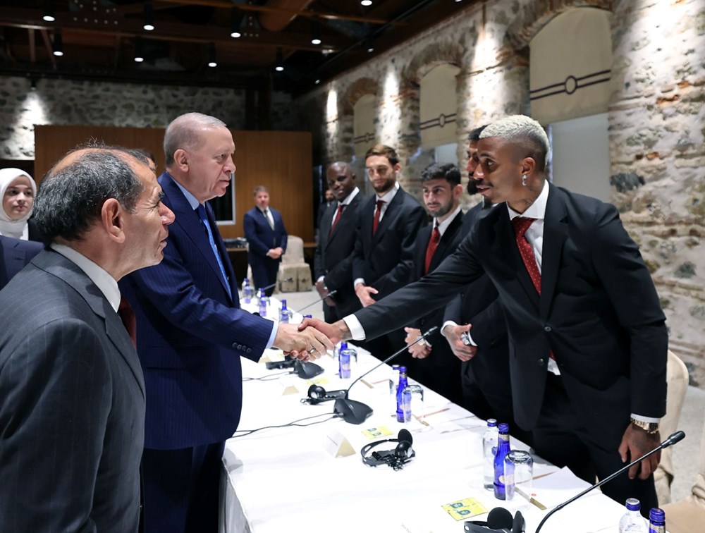 Cumhurbaşkanı Erdoğan, şampiyon Galatasaray'ı kabul etti 74