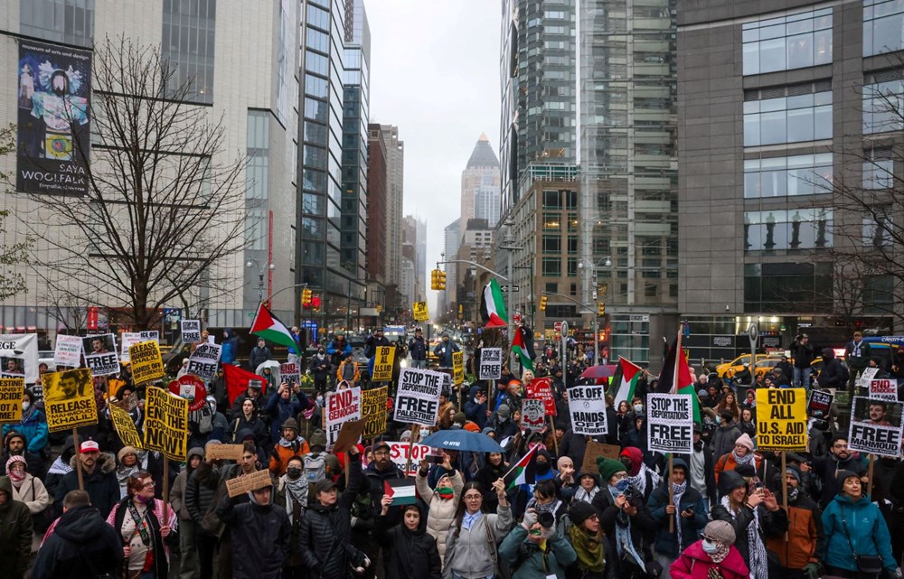 ABD'de binler, Filistinli aktivist Halil için sokakta: "Ellerinizi öğrencilerden çekin" 72 kvFQy13ydkiZwRyqTO1InA