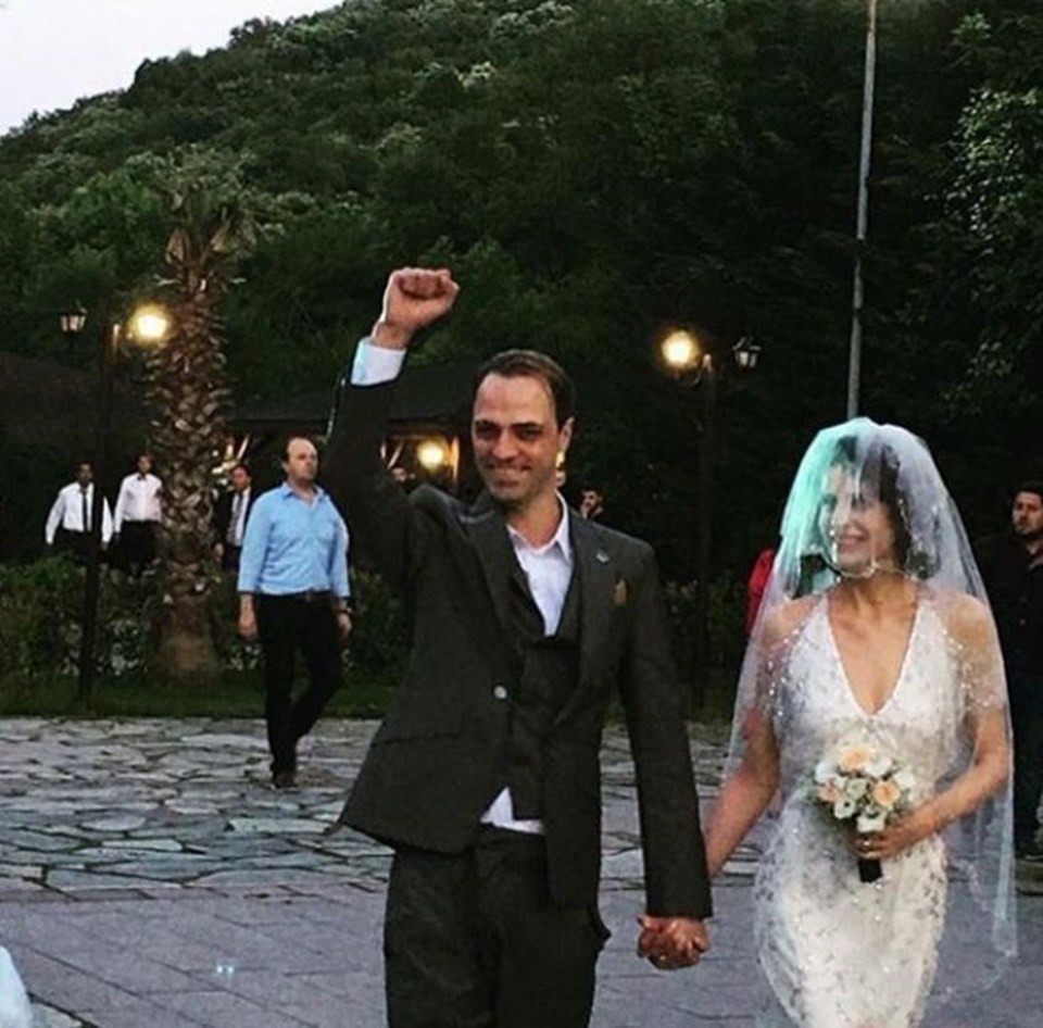 Ertan Saban ile Ebru Özkan evlendi - 1