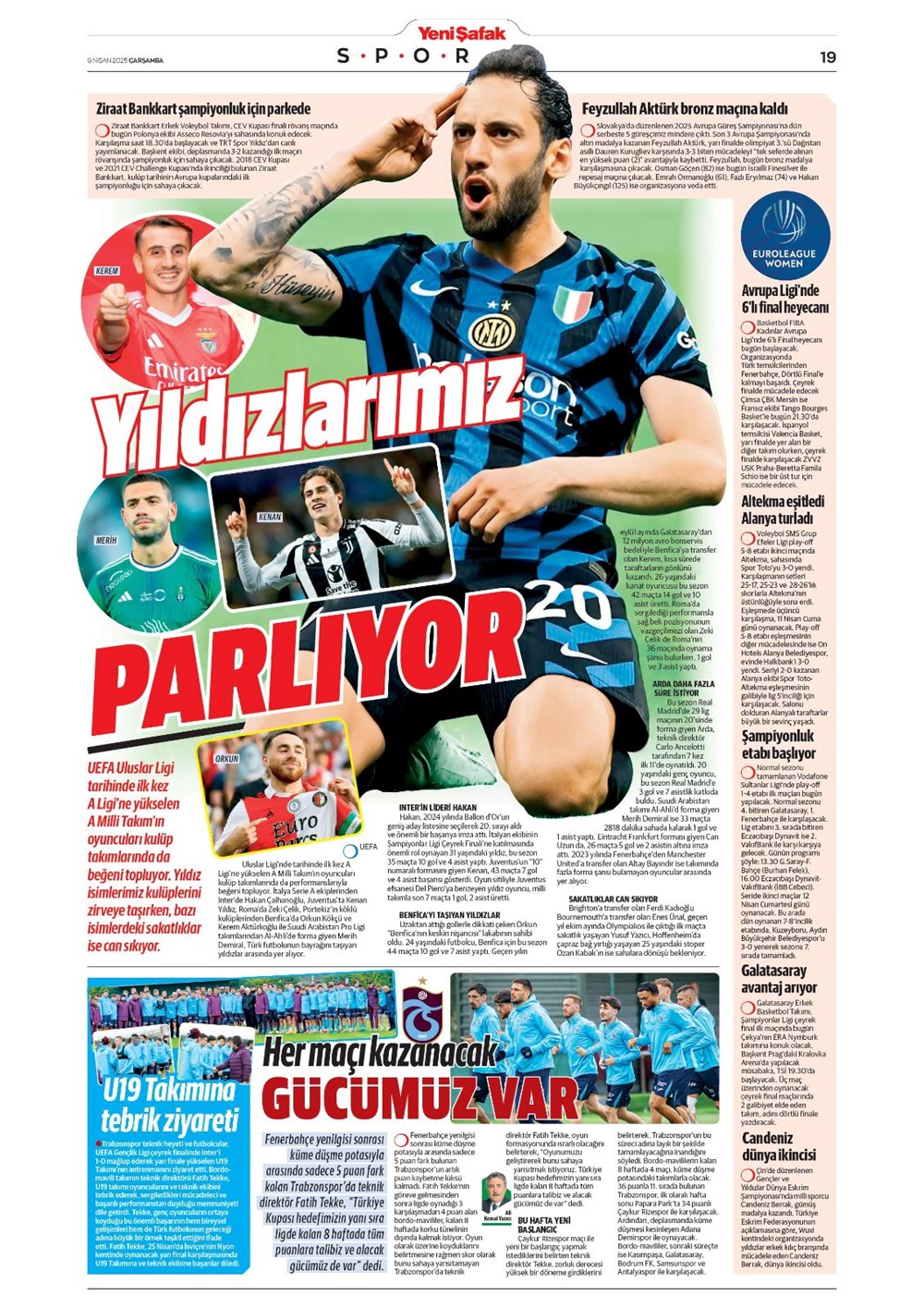 "Kevin De Bruyne derbisi" (9 Nisan 2025 spor manşetleri) - 37