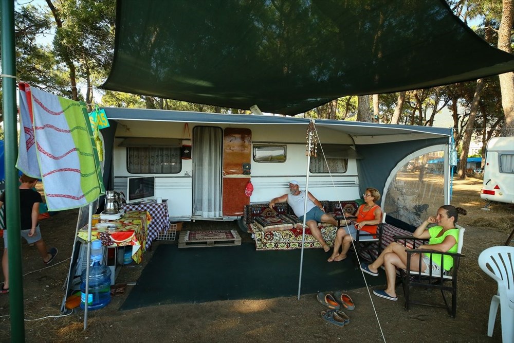 Doğa ile iç içe tatil için karavan tercih edenlerin sayısı artıyor - 6