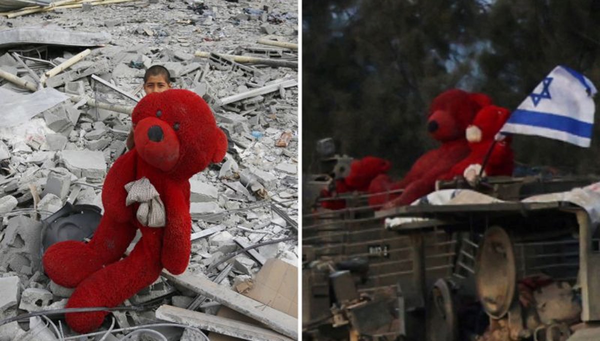 Savaşın iki yüzü: Kırmızı oyuncak ayı kime ait?