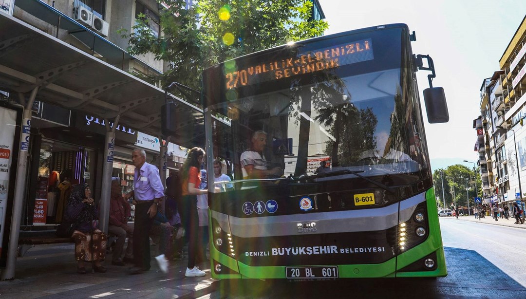 Denizli Büyükşehir otobüsleri bayramın ilk 2 günü ücretsiz