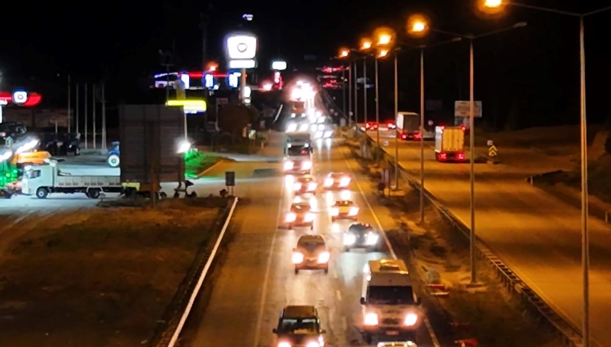 43 ilin geçiş güzergahında bayram yoğunluğu