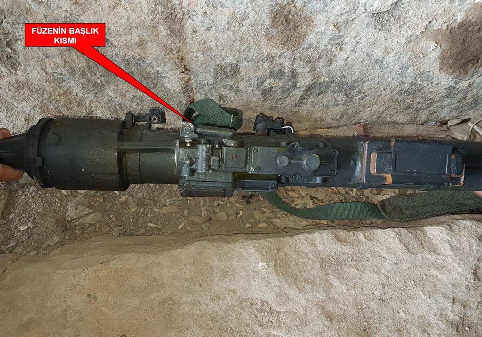 PKK mağarasında Rus füzesi bulundu - 2