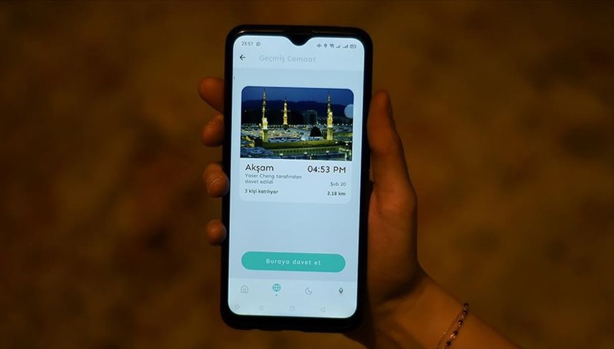Namaz için cemaat bulma uygulaması geliştirildi