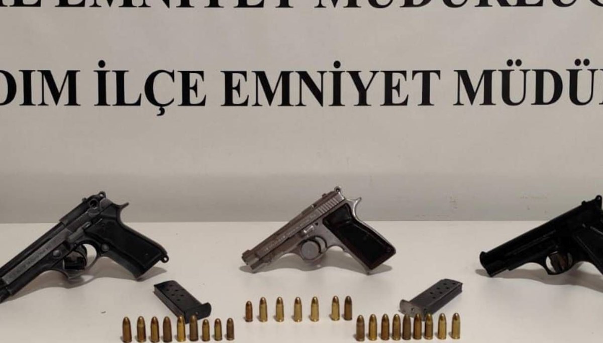 Samsun'da ruhsatsız silah operasyonu