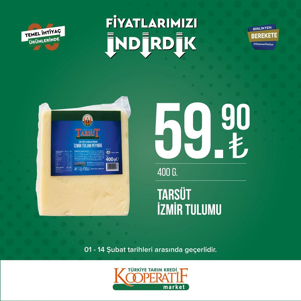 Tarım Kredi Kooperatif Market güncel indirimli ürünler listesini paylaştı Tarım Kredi Kooperatif Market yeni indirimli ürünler listesi belli oldu (1-14 Şubat güncel indirimli ürünler kataloğu) - 36