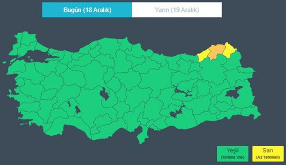 Meteorolojiden turuncu kodlu yoğun kar yağışı uyarısı: Fırtınayla birlikte gelecek! - 3