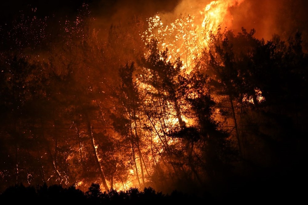 Antalya, Adana, Mersin, Aydın, Muğla, Osmaniye ve Kayseri'de orman yangınları - 37